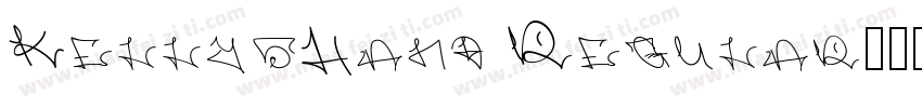 KellysHand Regular字体转换